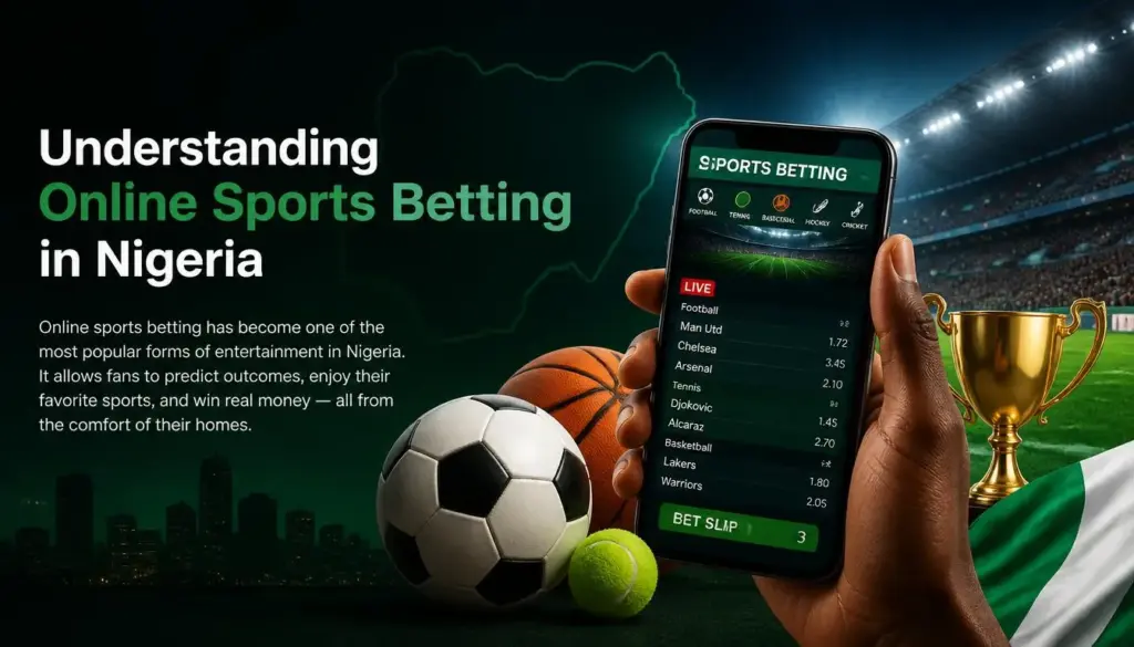 Sports betting intro illustration